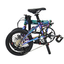 KOSDA KB1608-DZ Foldable Bicycle 16-inch 8-speed Variable Speed Bicycle Electroplated Aluminum Alloy