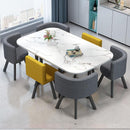 Dining Table And Chair Office Negotiation Table And Chair Small Apartment Combination Dining Table