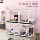 BOUSSAC Pet House and Cat Cage Breeding Three-tier Villa Shop Double-decker Nest Foster Dog Pigeon
