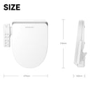 K.T Smart Toilet Seat Intelligent Toliet Lid Cover Instant Water Heating Electronic Heated Bidet