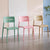 Plastic Chair Thickened Dining Chair Household Back Chair Coffee Shop Leisure Chair