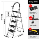 Kinbolee Indoor Step Stool Household Ladder Folding Climb Ladder Thick Multi-purpose Telescopic