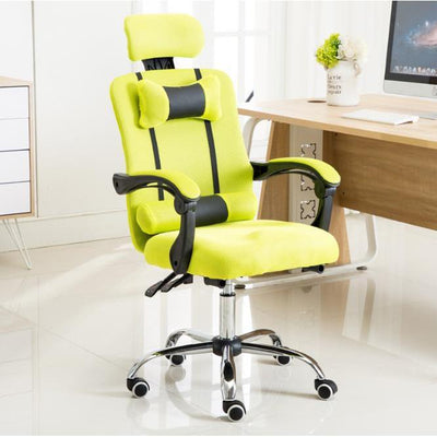 Ergonomic Computer Chair Home Office Chair Reclining Lift Staff Back Swivel Chairs