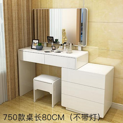 BEIMU Dressing Table Bedroom Small Apartment Multi-functional Modern Simple Retractable Dressing