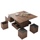 Lifting Foldable Coffee Table Modern Simple Creative Storage Telescopic Multifunctional Coffee Table