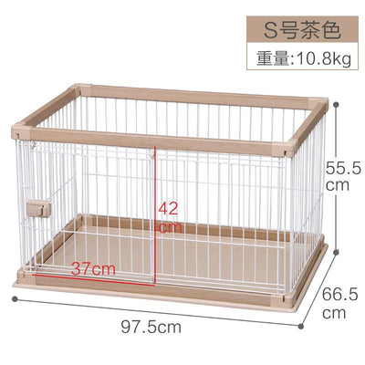 Cage Small Alice and Medium Sized Chai Bulldog Pet Dog Indoor Fence