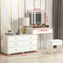 SENBIJU Internet Dresser Bedroom Modern Simple Celebrity Ins Style Makeup Table Small Apartment