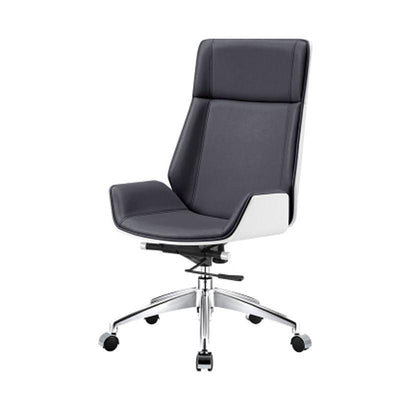 Nordic Office Chair 360°rotating And Lifting Leather Office Chair Reclining Aluminum Alloy Tripod