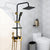 Shower Set Black Gold Full Copper Shower Faucet Shower Spray