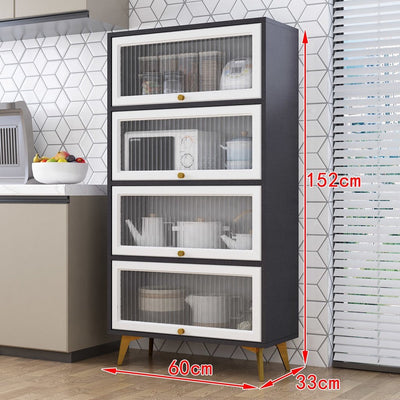 Kitchen Cabinet Multi-layer Kitchen Storage Rack Kitchen Shelf