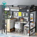 ARTISAM Bunk Bed 1.2m 1.5m 1.8m Loft Bed Elevated Bed Double Bed Dormitory Apartment Wrought Iron