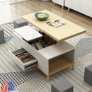 Upgrade Lifting Coffee Table Dual-use Dining Table Family Living Room Household Multi-functional