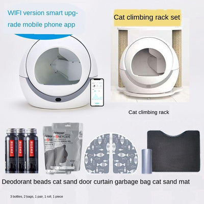 Electric Petree Intelligent Induction Automatic Cleaning Litter Basin Cat Toilet Shovel Deodorant