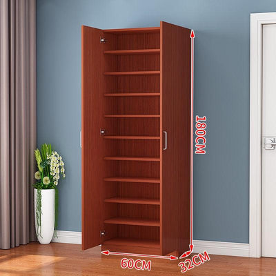 Simple Large Capacity Solid Wood Shoe Storage Multi-functional Hall Cabinet