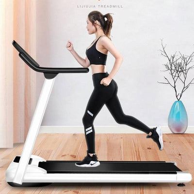 Electric treadmill household foldable flat ultra-quiet small female male slimming artifact slimming