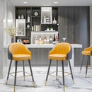 Bar Chair Modern Simple Light Luxury Household Bar Stool Thickened Iron Back Chair Comfortable Soft