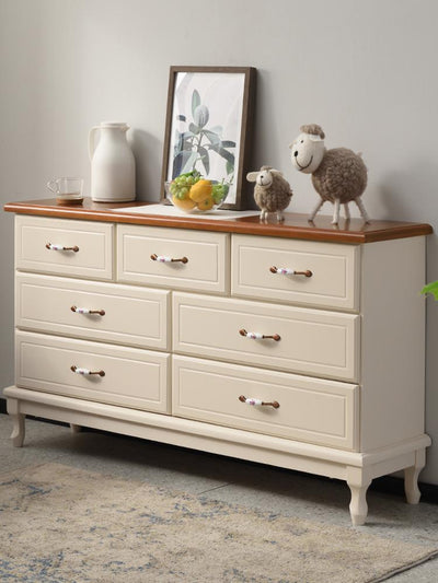 Nordic Solid Wood Simple Modern Bedroom Storage Living Room Cabinet Chest of Drawers Special Price