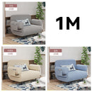 Modern Foldable Single Fabric Sofa Bed Small Apartment Home Living Room Lazy Multifunctional Sofa