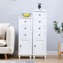 Seamless Solid Wood Storage Bedroom Simple Bedside Table Ultra Narrow-band Door Chest of Drawers