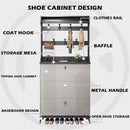 Shoe Cabinet Home Tipping Shoe Rack Cabinet Ultra-thin Shoe Rack