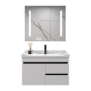 Nordic Solid Wood Bathroom Cabinet Combination Bathroom Washstand Washbasin Cabinet Small Family