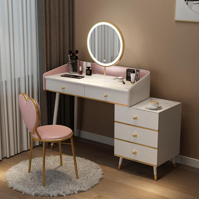 YICHANG Light Luxury Nordic Internet Celebrity Ins Style Dressing Table Bedroom Small Apartment