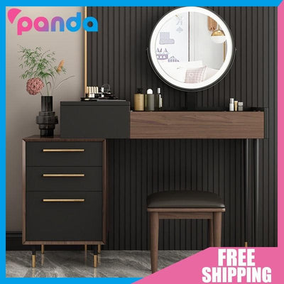 Modern Chinese Dressing Table Bedroom Simple Small Apartment Dressing Table Integrated Storage