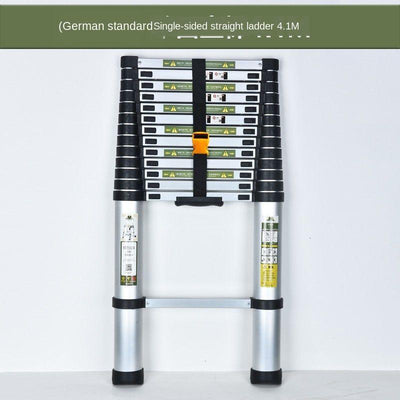 4-meter Retractable Telescopic Climbing Anti-skid Ladder Straighten Portable Sub-ladder 5-meter