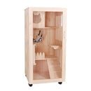 RUNPET Indoor Solid Wood Villa Cabinet Household Double Three Layer Cage Delivery Room Breeding Nest