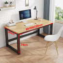 LeShu Study Table Computer Table With Bookshelf 80/100/120cm Home Office