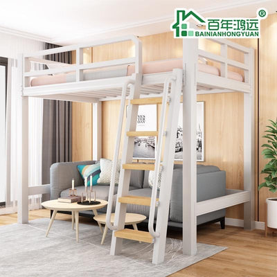 Wrought Iron Bed/ Double Loft Bed / Loft Bed / Student Dormitory Bed