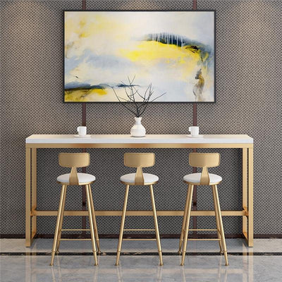 High Foot Simple Nordic Bar Table Against The Wall Narrow Table Bar Table And Chair Living Table