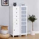 Seamless Solid Wood Storage Bedroom Simple Bedside Table Ultra Narrow-band Door Chest of Drawers