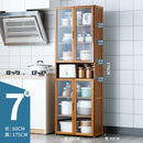 Kitchen Cabinet Multi-layer Kitchen Rack Bedroom Bookshelf Cabinet Home Sideboard Cabinet