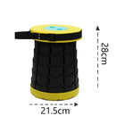 SENBIJU Telescopic Folding Stool Safety Portable Outdoor Foldable Stool Adjustable Retractable