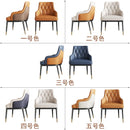 Bentley dining chair leather chair light luxury high-end sales office negotiation chair designer