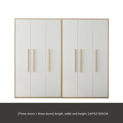 Nordic Wardrobe Simple Modern Economy Assembly Two-door Board Simple Custom Small Bedroom Wardrobe