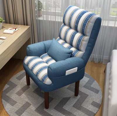 Chair Omlin Office Lazy Sofa Computer Chair Japanese Folding Reclining Chair Single Cloth Sofa 【In