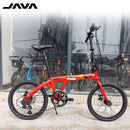 Java Tt-7s Folding Bicycle 20 Inch Aluminum Alloy Car 7 Variable Speed Bicycle Disc Brake Commuting