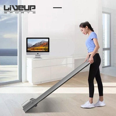 Pl Treadmill Desk Home Indoor Mini-folding Models Fitness Special Silent Electric Flat Walker