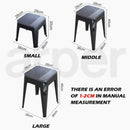 【Buy 3 Get 1 Free】3 Stools Plastic Chair | Dining Chair/Dining Stool Set Of | Stackable Chair |