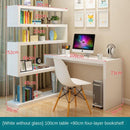 Computer Desktop Home Desk Bookshelf Combination Office Bedroom Writing Student Modern Simple