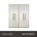 Nordic Wardrobe Simple Modern Economy Assembly Two-door Board Simple Custom Small Bedroom Wardrobe