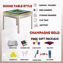 SHANJIE Automatic Mahjong Table Machine Foldable Roller Coaster USB Silent Singapore Style 3&4