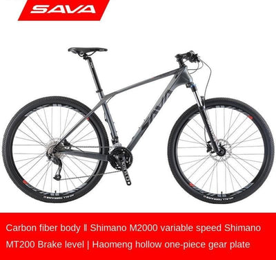 【In Stock】LM SAVA Carbon Fiber Mountain Bike Men s and Women 27-speed Shimano Shift Brake Inner