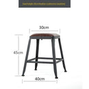 Bar Chair High Stool Iron Family Backrest Bar Bench Table And Chair Modern Simple Tall Chairs Bar