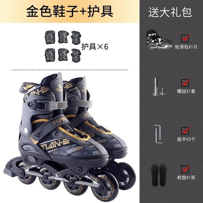 Zero Roller Skates Adult Adjustable Roller Skates Professional Inline Skating