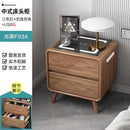 Smart Bedside Table Wireless Charging Bedside Cabinet With USB Sockets And 3-Color Light Chinese