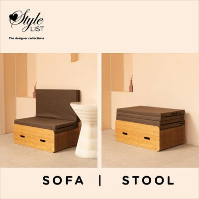 🍀 Easy Life🌱creative Folding Kraft Paper Multi-purpose - Bed (single or Double) / Stool / Sofa -