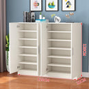 Simple Large Capacity Solid Wood Shoe Storage Multi-functional Hall Cabinet